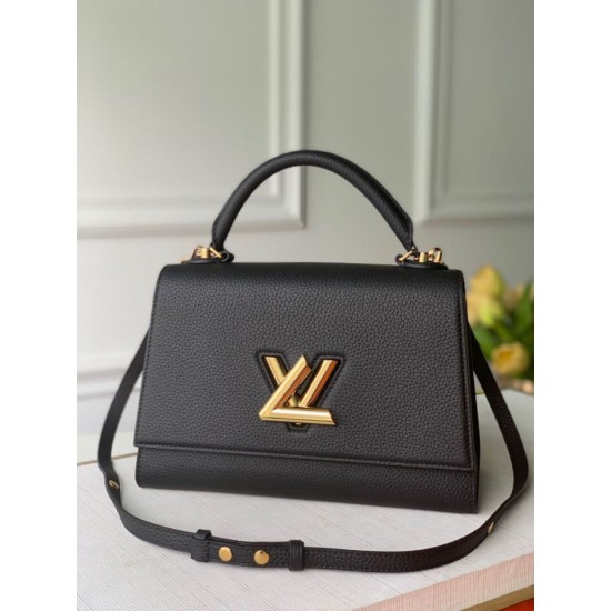 Miglior Falso Borsa Louis Vuitton Twist One Handle nera M57090 Economiche Premium