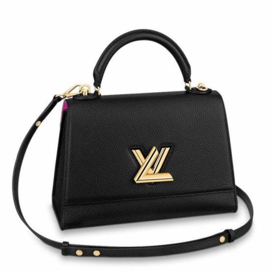 Miglior Falso Borsa Louis Vuitton Twist One Handle nera M57090 Economiche Premium