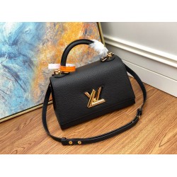 Miglior Falso Louis Vuitton Twist One Handle PM Borsa Nero M57093 Economiche Premium