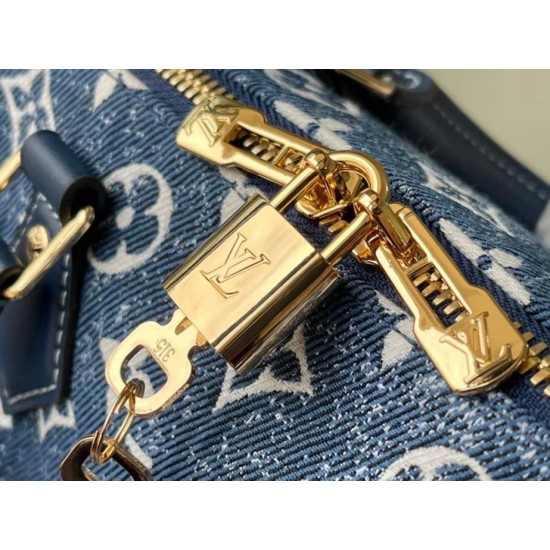 Migliore Repliche Louis Vuitton Speedy Bandouliere 25 Borsa Monogram Denim M59609 Economiche Outlet Online