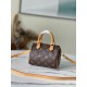 Replica perfetta Louis Vuitton Nano Speedy Borsa Monogram Canvas M81085 Imitazione Outlet Online