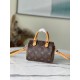 Replica perfetta Louis Vuitton Nano Speedy Borsa Monogram Canvas M81085 Imitazione Outlet Online
