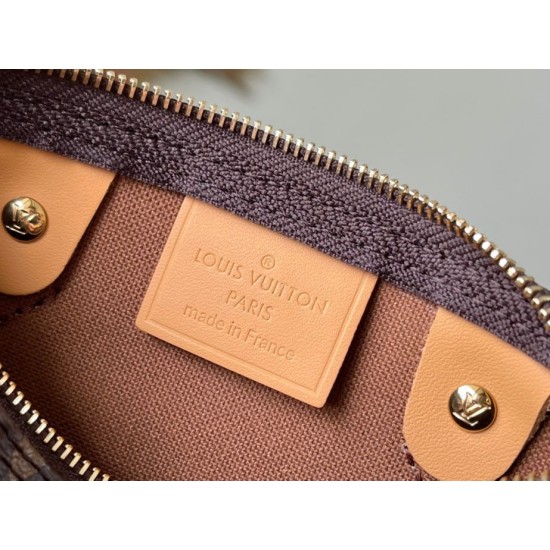 Replica perfetta Louis Vuitton Nano Speedy Borsa Monogram Canvas M81085 Imitazione Outlet Online