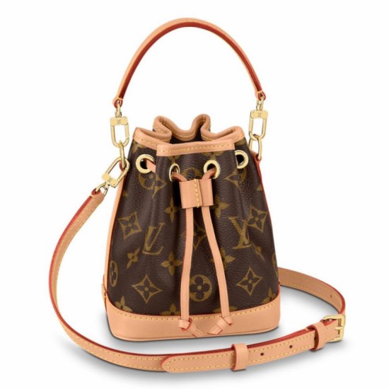 Replica perfetta Louis Vuitton Nano Noe Borsa Monogram Canvas M81266 Imitazione Outlet Online