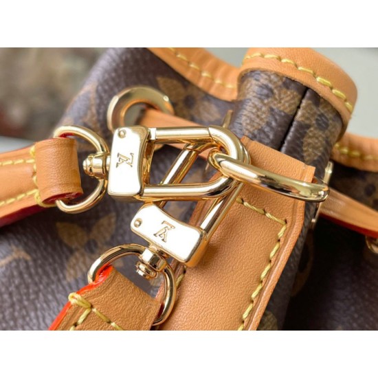 Replica perfetta Louis Vuitton Nano Noe Borsa Monogram Canvas M81266 Imitazione Outlet Online