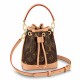 Replica perfetta Louis Vuitton Nano Noe Borsa Monogram Canvas M81266 Imitazione Outlet Online