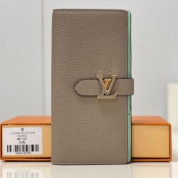 Migliore Repliche Portafoglio verticale Louis Vuitton LV Taurillon M81367 Economiche Outlet Online