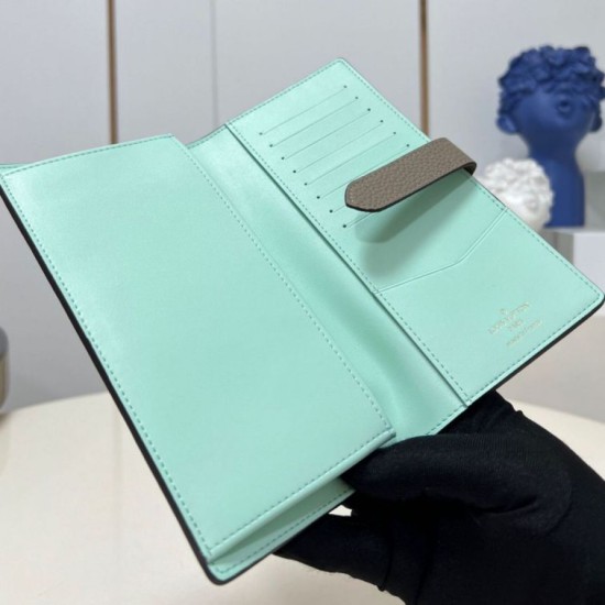 Migliore Repliche Portafoglio verticale Louis Vuitton LV Taurillon M81367 Economiche Outlet Online