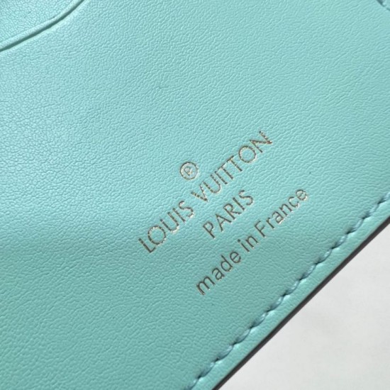 Migliore Repliche Portafoglio verticale Louis Vuitton LV Taurillon M81367 Economiche Outlet Online