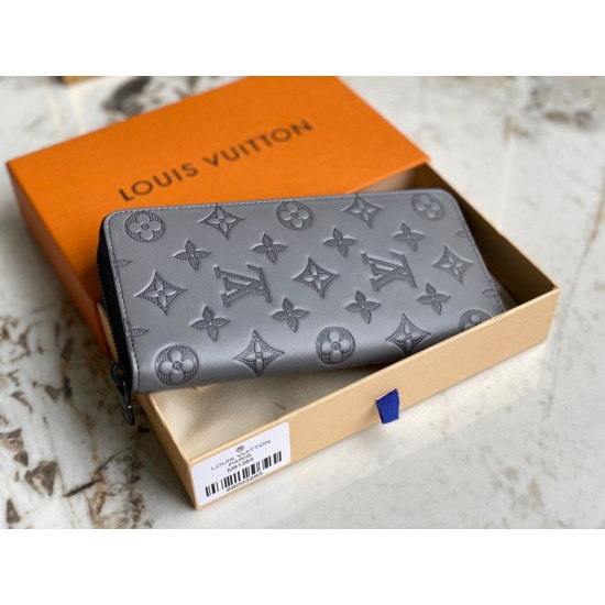 Migliore Repliche Louis Vuitton Zippy Portafoglio Vertical Monogram Shadow M81384 Economiche Outlet Online