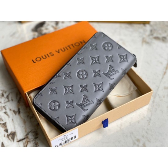 Migliore Repliche Louis Vuitton Zippy Portafoglio Vertical Monogram Shadow M81384 Economiche Outlet Online