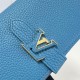 Perfette Qualità Repliche Louis Vuitton LV Vertical Portafoglio Taurillon M81499 Imitazione