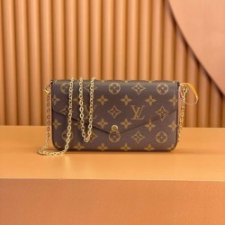 Miglior Falso Louis Vuitton Felicie Pochette Monogram Canvas M81896 Economiche Premium