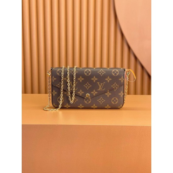 Miglior Falso Louis Vuitton Felicie Pochette Monogram Canvas M81896 Economiche Premium