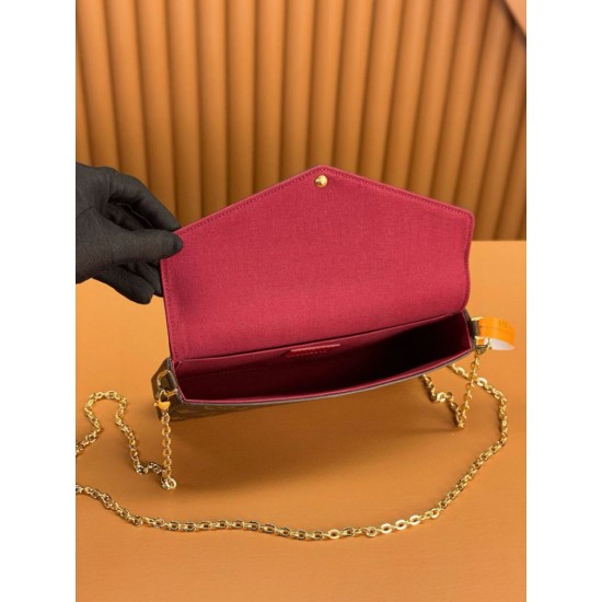 Miglior Falso Louis Vuitton Felicie Pochette Monogram Canvas M81896 Economiche Premium