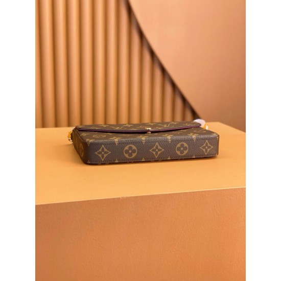 Miglior Falso Louis Vuitton Felicie Pochette Monogram Canvas M81896 Economiche Premium