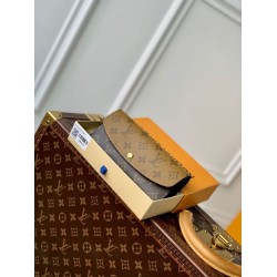 Replica perfetta Louis Vuitton Emilie Portafoglio Monogram Reverse Canvas M82157 Imitazione Outlet Online