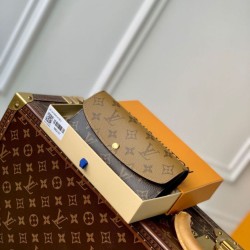 Replica perfetta Louis Vuitton Emilie Portafoglio Monogram Reverse Canvas M82157 Imitazione Outlet Online