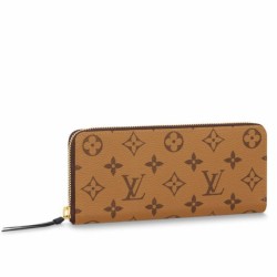 Perfette Qualità Repliche Louis Vuitton Clemence Portafoglio Monogram Reverse Canvas M82336 Imitazione