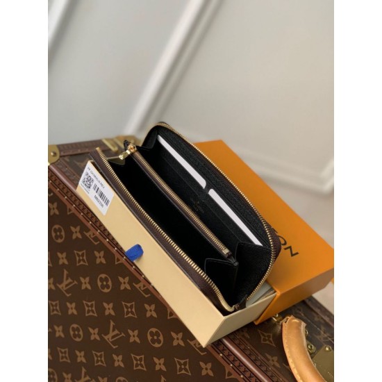 Perfette Qualità Repliche Louis Vuitton Clemence Portafoglio Monogram Reverse Canvas M82336 Imitazione