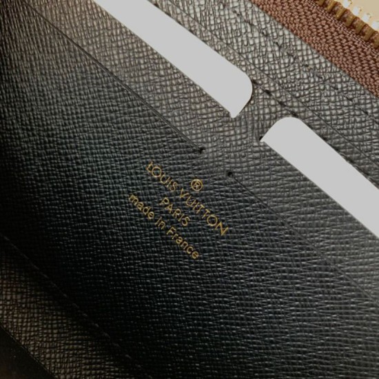 Perfette Qualità Repliche Louis Vuitton Clemence Portafoglio Monogram Reverse Canvas M82336 Imitazione