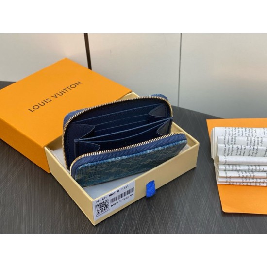 Replica perfetta Louis Vuitton Zippy Coin Purse Monogram Denim M82957 Imitazione Outlet Online