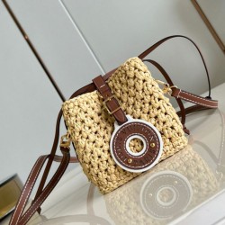 Perfette Qualità Repliche Louis Vuitton Noe Purse Borsa Raffia Naturale M83521 Imitazione