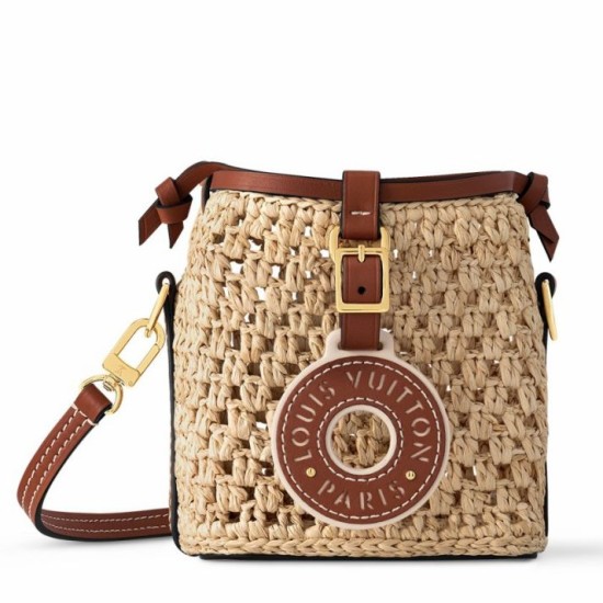 Louis Vuitton Noe Purse Borsa Raffia Naturale M83521 Replica originale di alta qualità Perfette Qualità Repliche Louis Vuitton Noe Purse Borsa Raffia Naturale M83521 Imitazione