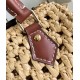 Replica perfetta Louis Vuitton Nano Speedy Borsa Raffia Naturale M83525 Imitazione Outlet Online