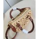 Replica perfetta Louis Vuitton Nano Speedy Borsa Raffia Naturale M83525 Imitazione Outlet Online
