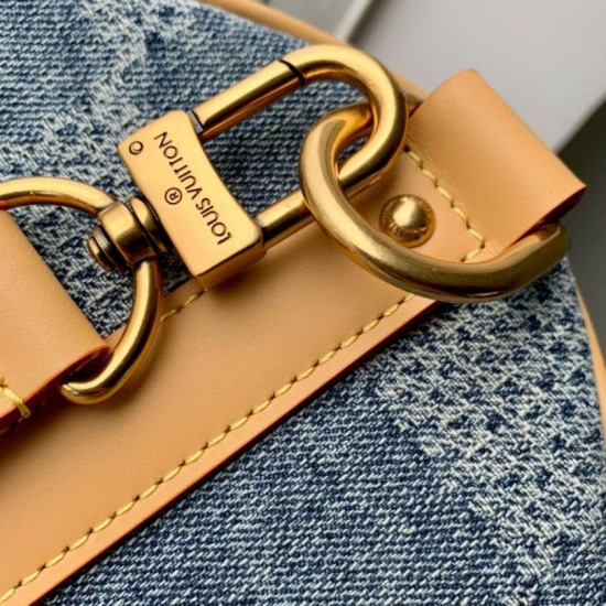 Migliore Repliche Louis Vuitton Keepall Bandouliere 50 Borsa Damier Denim 3D Tela N40739 Economiche Outlet Online