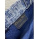 Migliore Repliche Dior Mini Book Tote con Tracolla Blu Denim Oblique Jacquard Economiche Outlet Online