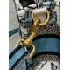 Miglior Falso Borsa Dior Mini Book Tote con tracolla Ricamo Toile de Jouy Messico blu Economiche Premium