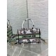 Perfette Qualità Repliche Borsa Dior Mini Book Tote con tracolla Ricamo Toile de Jouy Messico bianco Imitazione