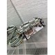 Perfette Qualità Repliche Borsa Dior Mini Book Tote con tracolla Ricamo Toile de Jouy Messico bianco Imitazione