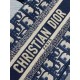 Migliore Repliche Borsa Dior Mini Book Tote con tracolla Ricamo Dior Oblique blu Economiche Outlet Online