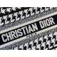Miglior Falso Borsa tote Dior Mini Book Micro ricamo pied de poule Economiche Premium