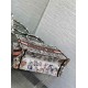Replica perfetta Borsa tote Dior media con libro Farfalla intorno al mondo ricamato Imitazione Outlet Online
