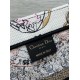 Replica perfetta Borsa tote Dior media con libro Farfalla intorno al mondo ricamato Imitazione Outlet Online
