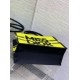 Miglior Falso Borsa Dior Media Book Tote Bag Giallo e Blu Miss Dior Graffiti Embroidery Economiche Premium