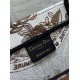 Perfette Qualità Repliche Borsa tote media Dior Book Ricamo Dior 4 Saisons Hiver Soleil Imitazione