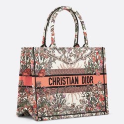 Migliore Repliche Borsa tote media Dior Book Ricamo Dior 4 Saisons Printemps Soleil Economiche Outlet Online