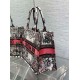 Migliore Repliche Borsa tote media Dior Book Ricamo Dior 4 Saisons Printemps Soleil Economiche Outlet Online