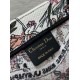 Migliore Repliche Borsa tote media Dior Book Ricamo Dior 4 Saisons Printemps Soleil Economiche Outlet Online