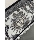 Replica perfetta Dior Medium Book Tote Bag Bianco Toile de Jouy Soleil Embroidery Imitazione Outlet Online