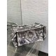 Replica perfetta Dior Medium Book Tote Bag Bianco Toile de Jouy Soleil Embroidery Imitazione Outlet Online