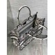 Replica perfetta Dior Medium Book Tote Bag Bianco Toile de Jouy Soleil Embroidery Imitazione Outlet Online