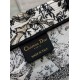 Replica perfetta Dior Medium Book Tote Bag Bianco Toile de Jouy Soleil Embroidery Imitazione Outlet Online