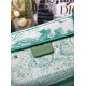 Migliore Repliche Borsa Dior media Dioriviera Book Tote Aquamarina Ricamo Toile de Jouy Economiche Outlet Online