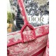 Migliore Repliche Dior Medium Dioriviera Book Tote Pink Toile de Jouy Embroidery Economiche Outlet Online